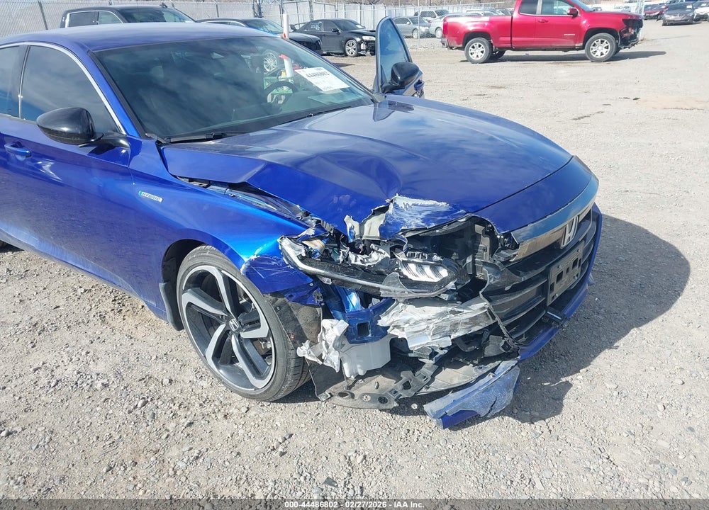 2022 HONDA ACCORD HYBRID SPORT VIN: 1HGCV3F27NA041320