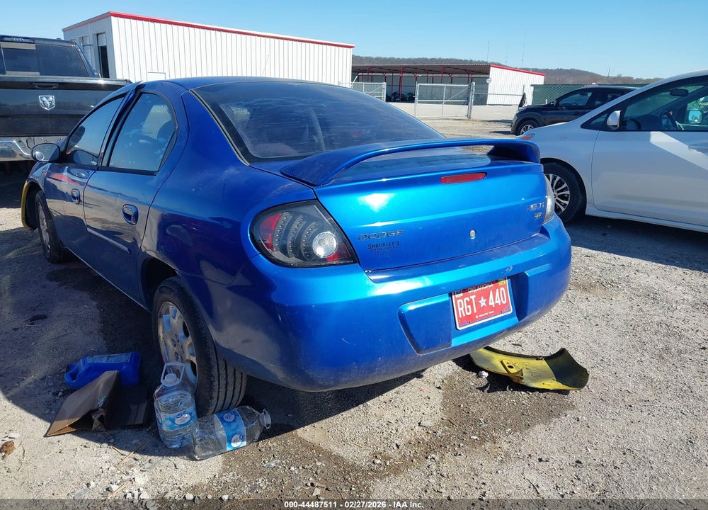 2005 DODGE NEON SXT VIN: 1B3ES56C65D163672