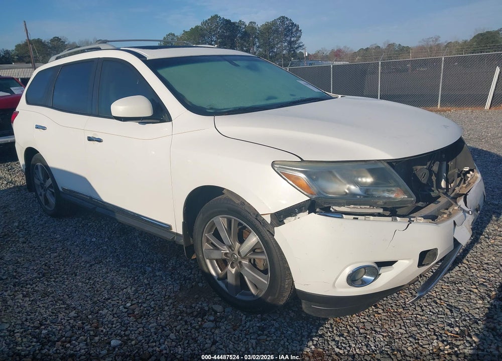2013 NISSAN PATHFINDER PLATINUM VIN: 5N1AR2MN9DC650148