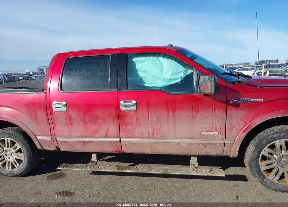2011 FORD F-150 PLATINUM VIN: 1FTFW1ET2BFD05212