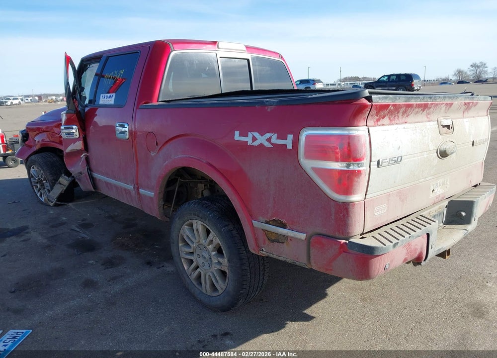 2011 FORD F-150 PLATINUM VIN: 1FTFW1ET2BFD05212