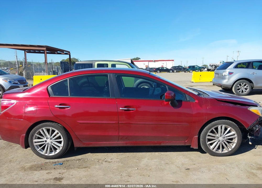 2012 SUBARU IMPREZA 2.0I LIMITED VIN: JF1GJAH69CH021807