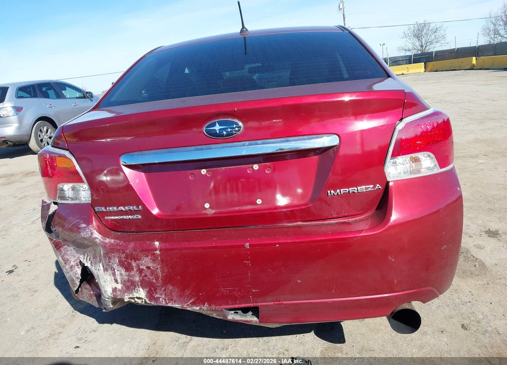 2012 SUBARU IMPREZA 2.0I LIMITED VIN: JF1GJAH69CH021807