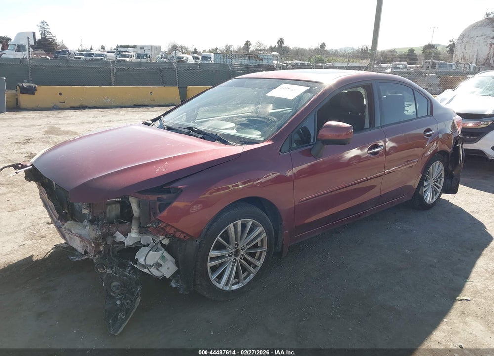 2012 SUBARU IMPREZA 2.0I LIMITED VIN: JF1GJAH69CH021807