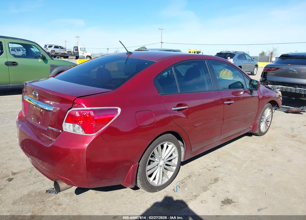 2012 SUBARU IMPREZA 2.0I LIMITED VIN: JF1GJAH69CH021807