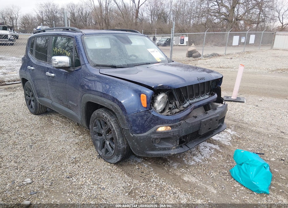 2017 JEEP RENEGADE ALTITUDE FWD VIN: ZACCJABB0HPG30556