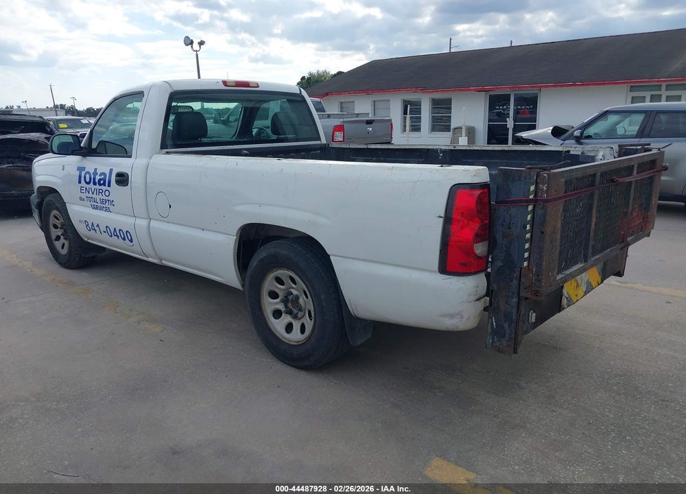 2006 CHEVROLET SILVERADO 1500 WORK TRUCK VIN: 1GCEC14V56E191189