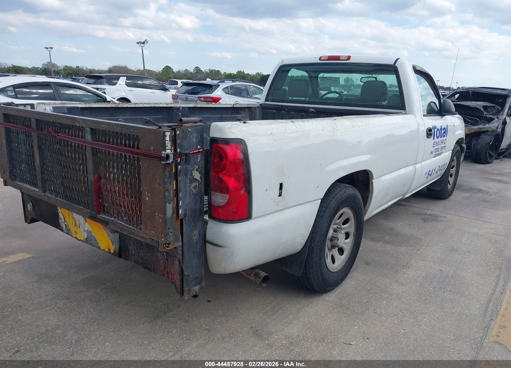 2006 CHEVROLET SILVERADO 1500 WORK TRUCK VIN: 1GCEC14V56E191189