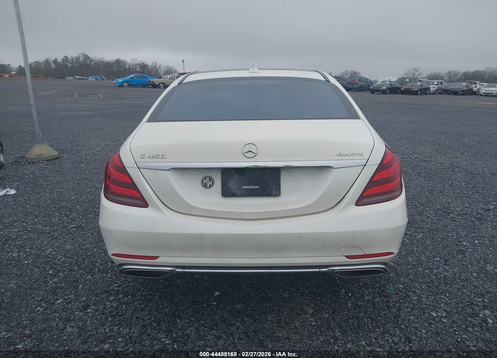 2018 MERCEDES-BENZ S 450 4MATIC VIN: WDDUG6EB7JA364038