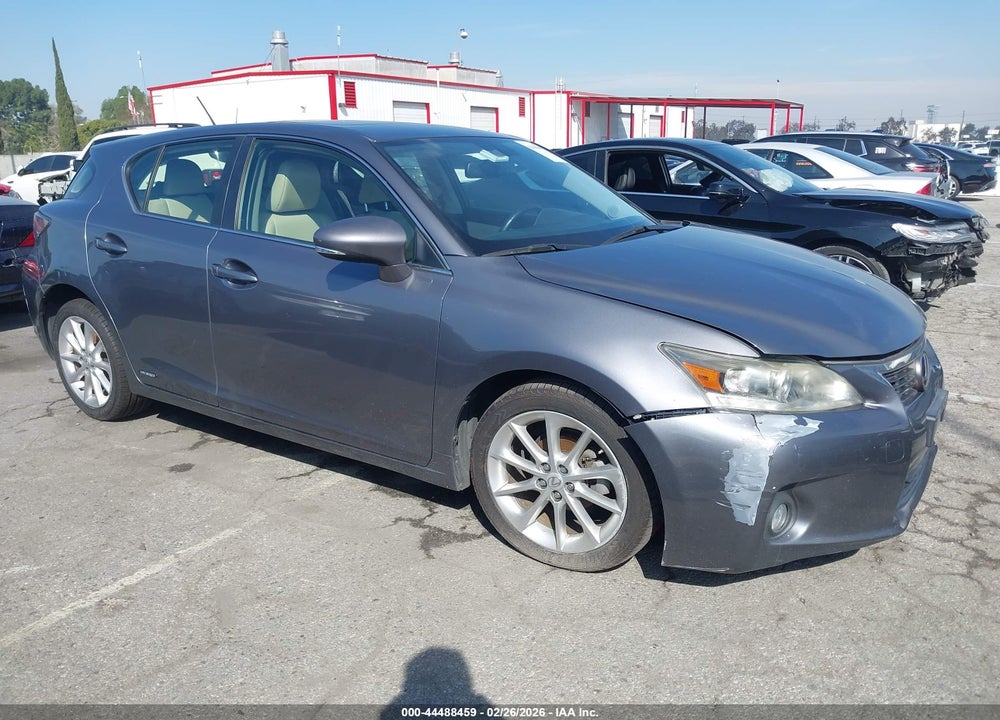 2012 LEXUS CT 200H PREMIUM VIN: JTHKD5BH7C2075136