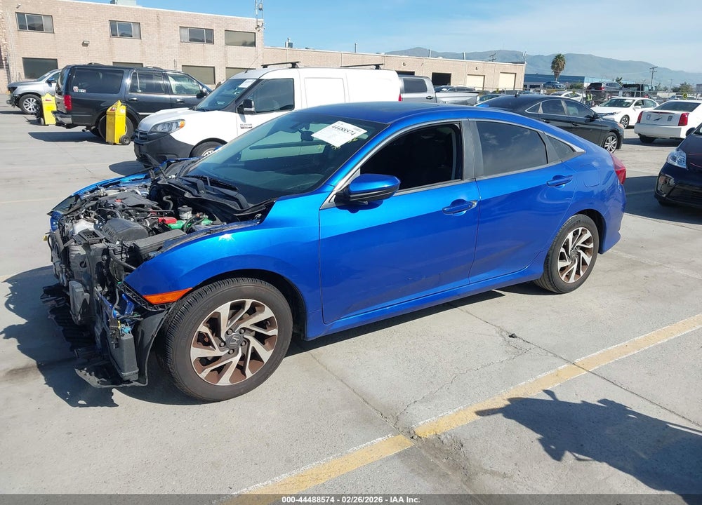 2018 HONDA CIVIC EX VIN: 19XFC2F74JE202897