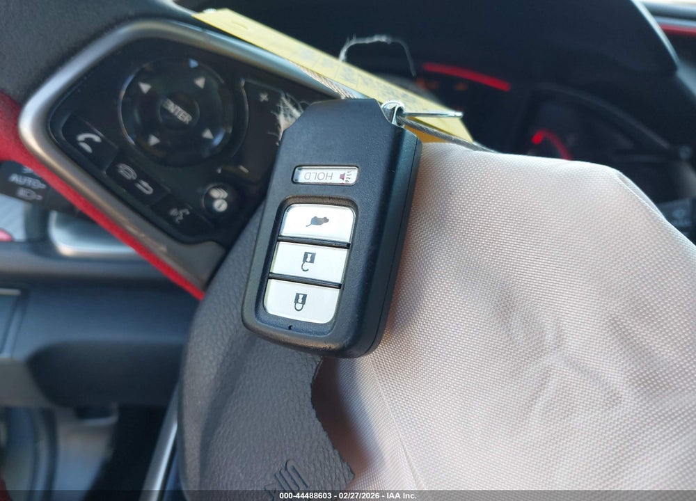 2021 HONDA CIVIC TYPE R TOURING VIN: SHHFK8G75MU205275