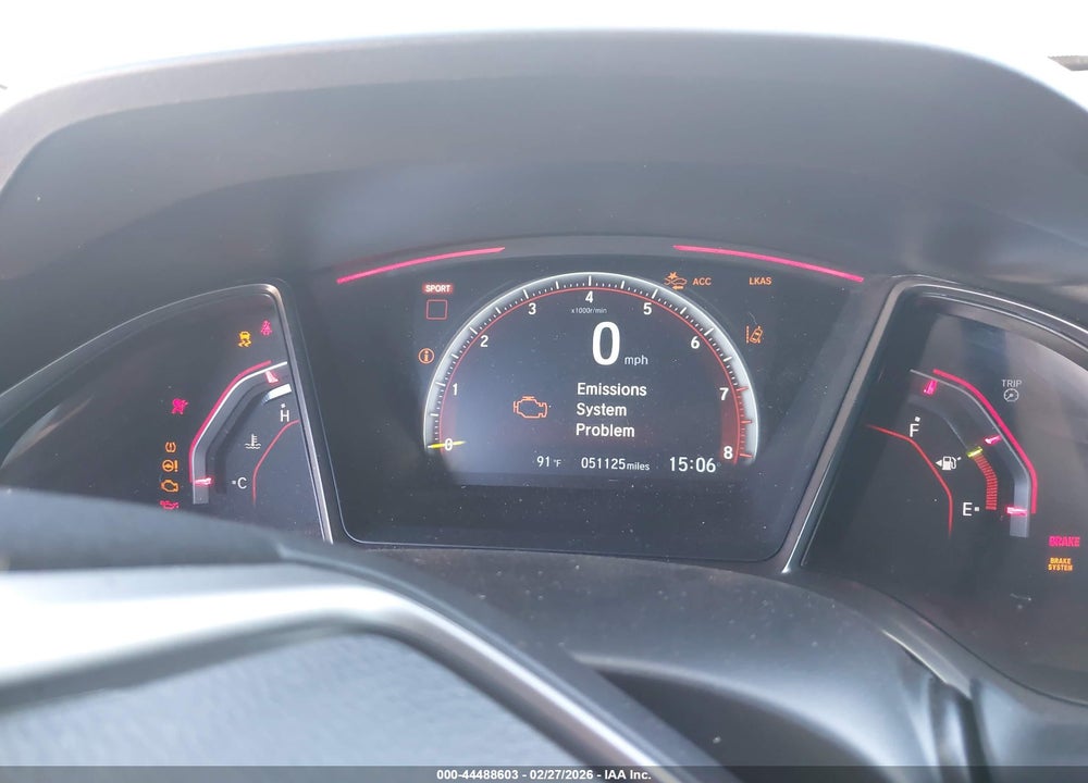 2021 HONDA CIVIC TYPE R TOURING VIN: SHHFK8G75MU205275