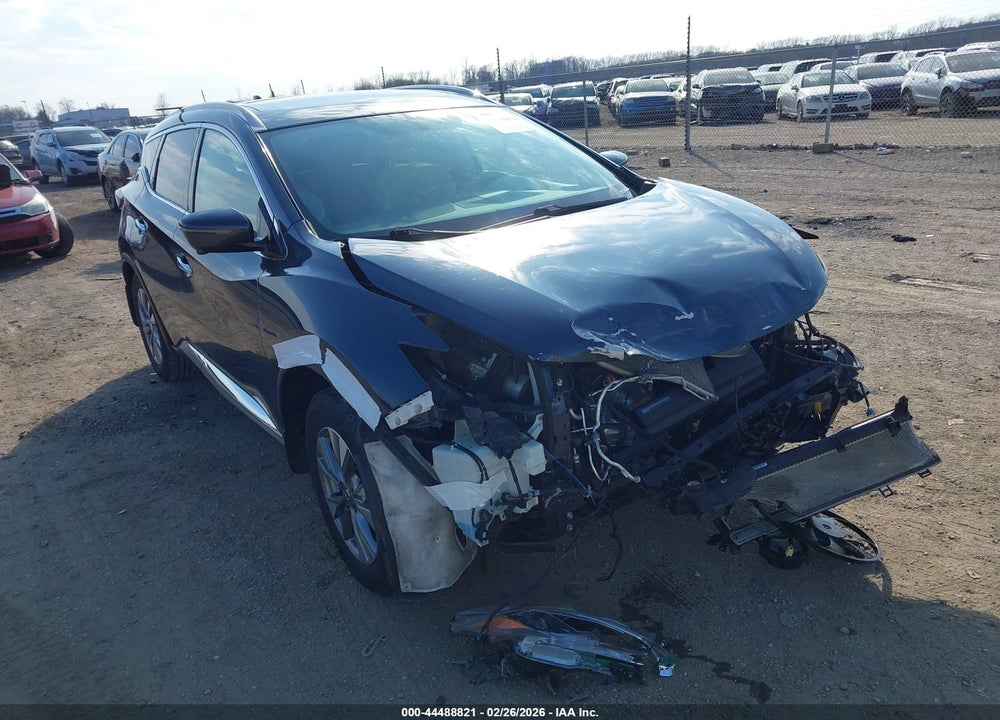 2018 NISSAN MURANO SL VIN: 5N1AZ2MH8JN152596