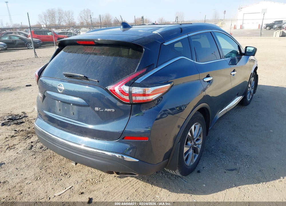 2018 NISSAN MURANO SL VIN: 5N1AZ2MH8JN152596