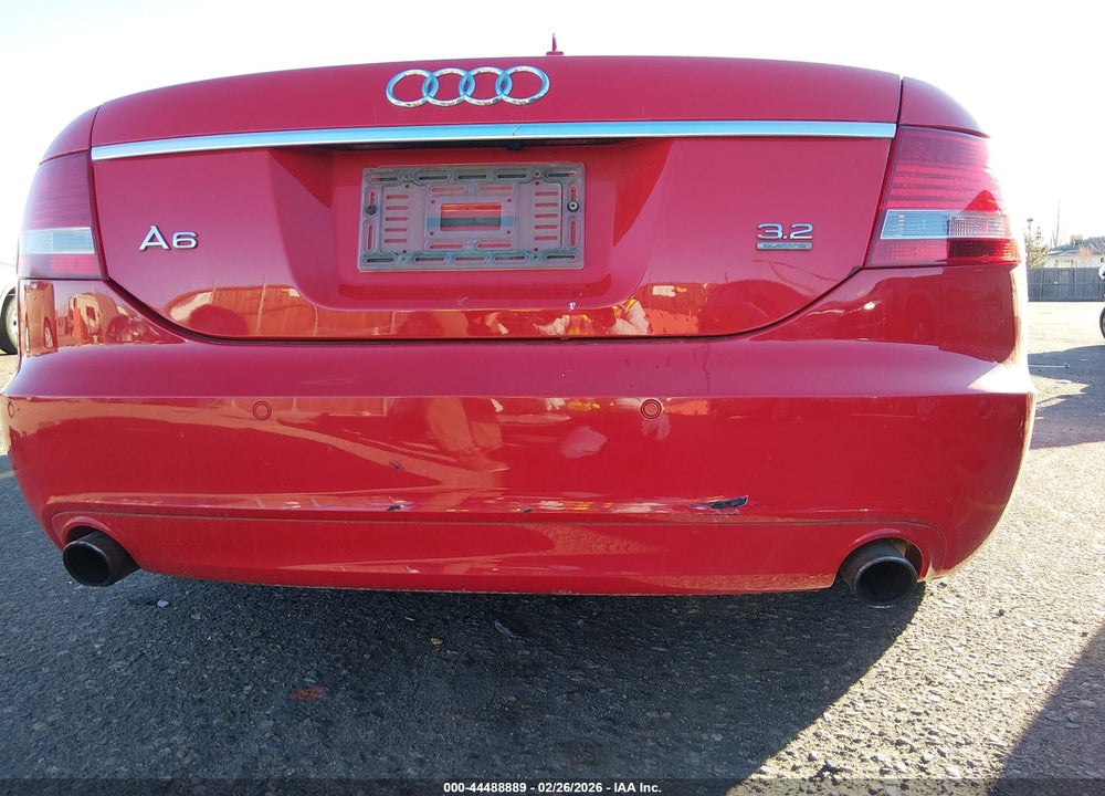 2006 AUDI A6 3.2 VIN: WAUEG74F16N043537
