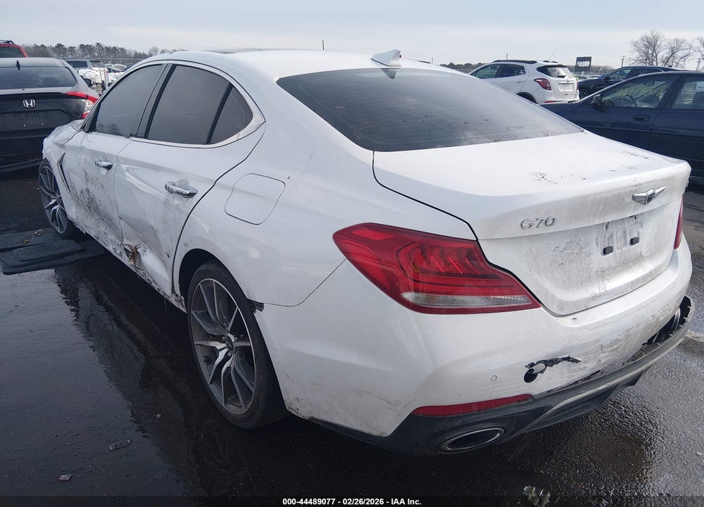 2020 GENESIS G70 3.3T RWD VIN: KMTG74LEXLU055871