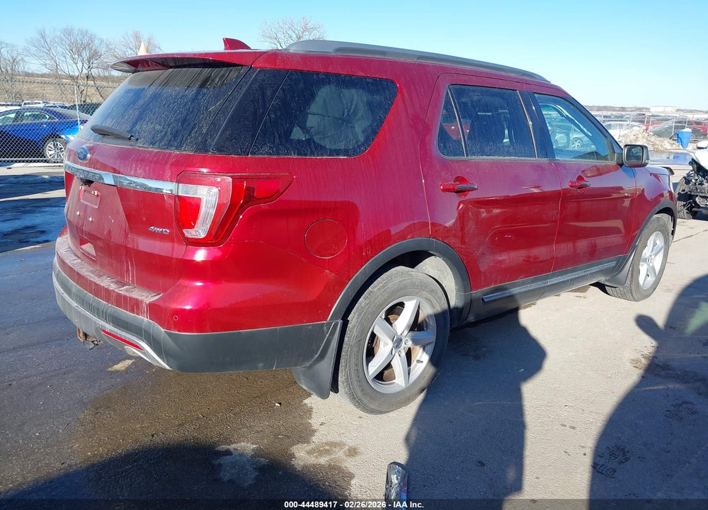 2017 FORD EXPLORER XLT VIN: 1FM5K8D86HGA43125