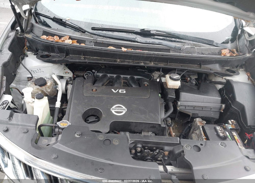 2009 NISSAN MURANO S VIN: JN8AZ18W39W106837