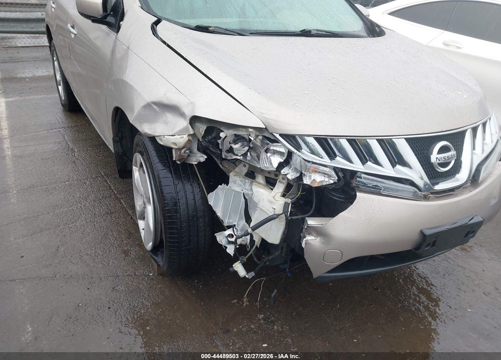 2009 NISSAN MURANO S VIN: JN8AZ18W39W106837