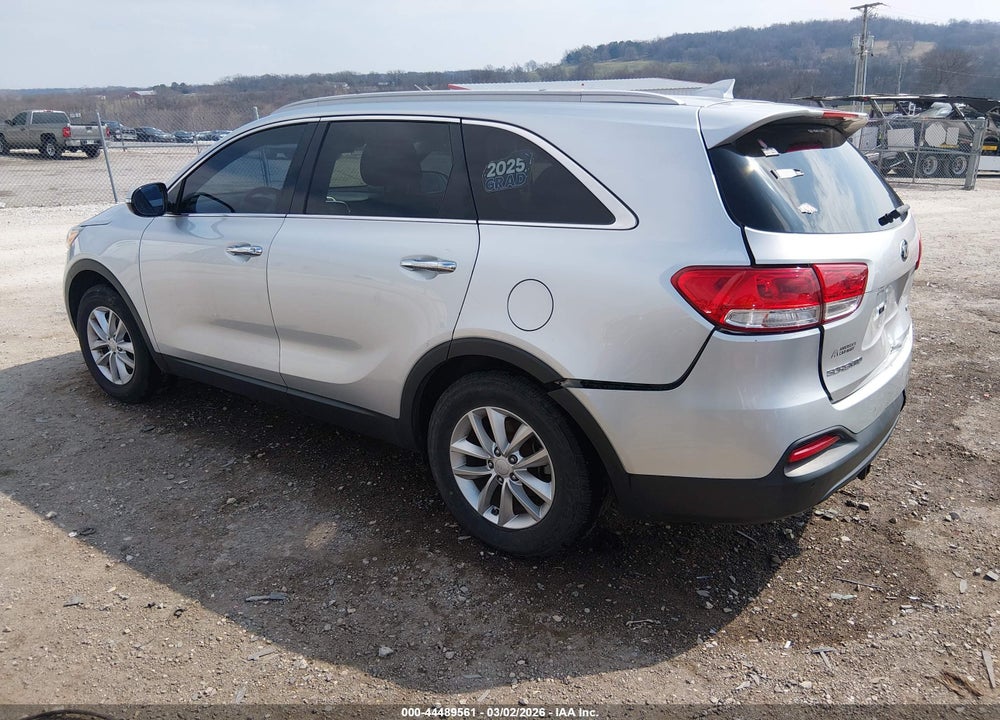 2016 KIA SORENTO 2.4L LX VIN: 5XYPG4A33GG183313