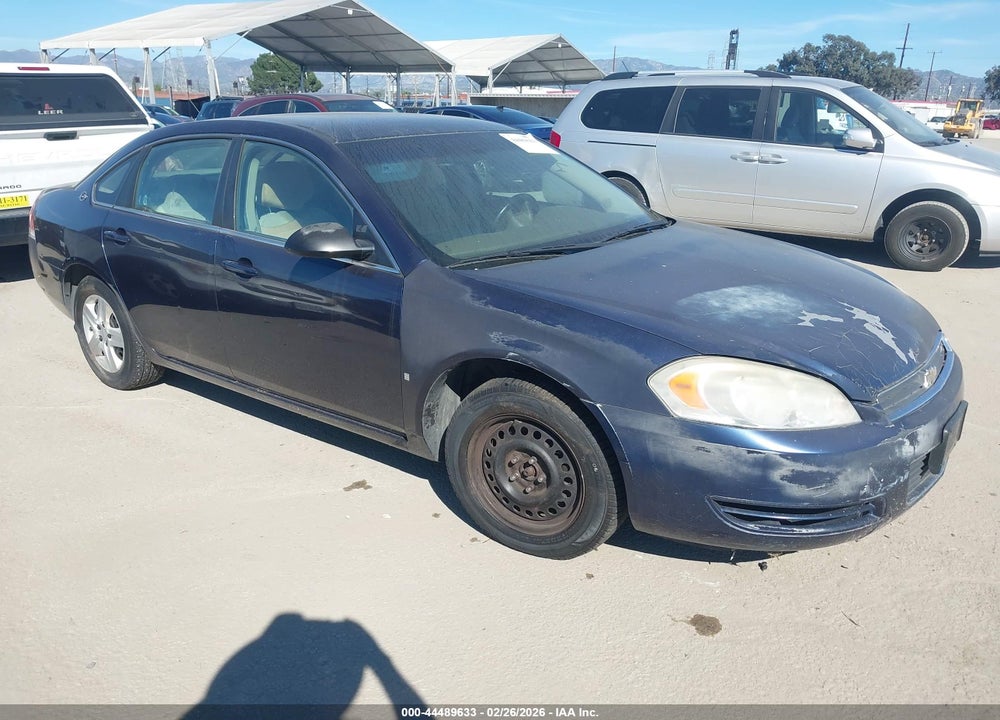 2008 CHEVROLET IMPALA LS VIN: 2G1WB58K589156410