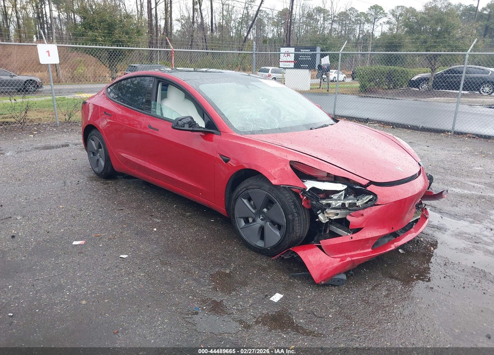 2022 TESLA MODEL 3 LONG RANGE DUAL MOTOR ALL-WHEEL DRIVE VIN: 5YJ3E1EB0NF270787