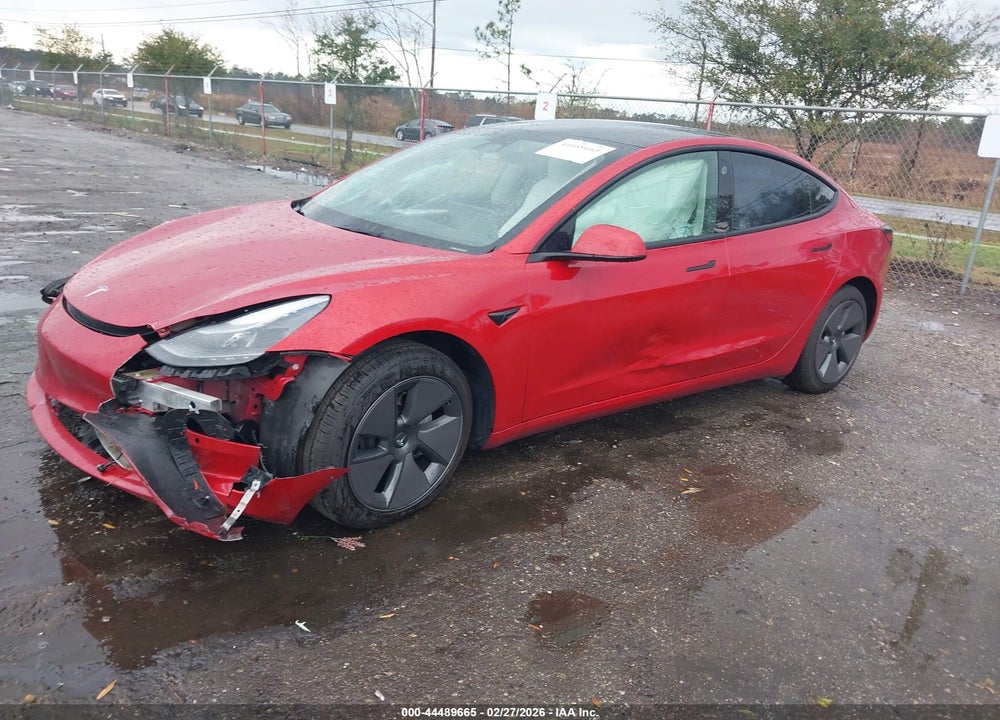 2022 TESLA MODEL 3 LONG RANGE DUAL MOTOR ALL-WHEEL DRIVE VIN: 5YJ3E1EB0NF270787