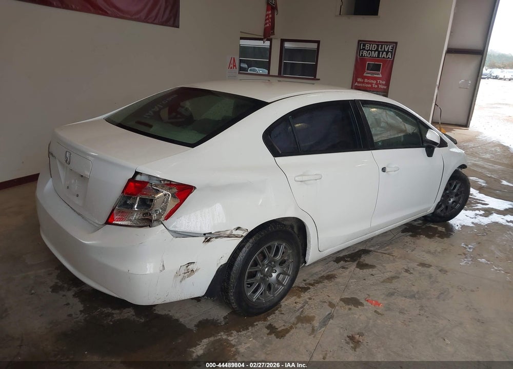 2012 HONDA CIVIC LX VIN: 19XFB2F58CE106145