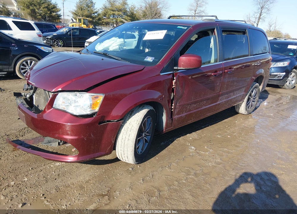 2017 DODGE GRAND CARAVAN SXT VIN: 2C4RDGCG2HR862862