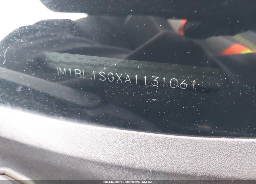 2010 MAZDA 3 I TOURING VIN: JM1BL1SGXA1131061