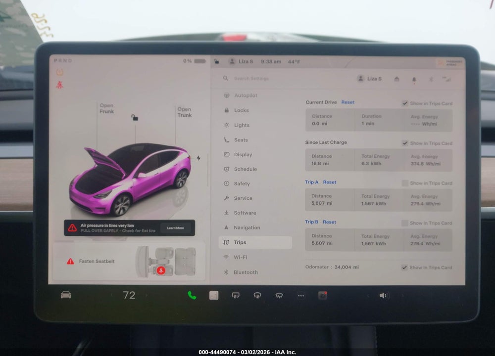 2023 TESLA MODEL Y AWD/LONG RANGE DUAL MOTOR ALL-WHEEL DRIVE VIN: 7SAYGDEE3PF687399