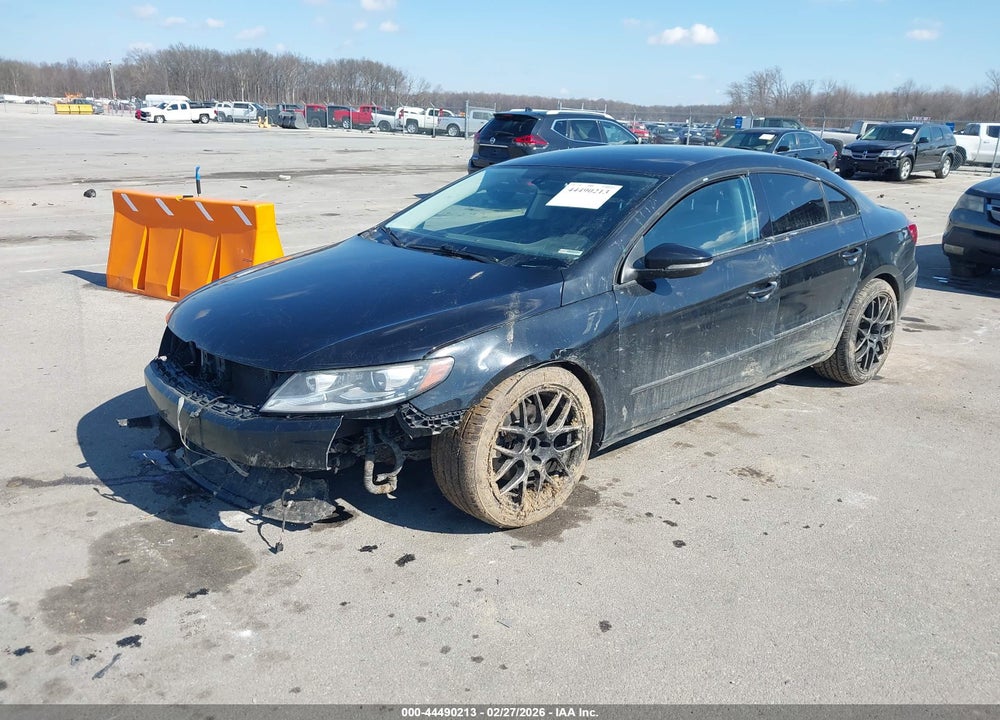 2014 VOLKSWAGEN CC 2.0T SPORT VIN: WVWBP7AN6EE504389