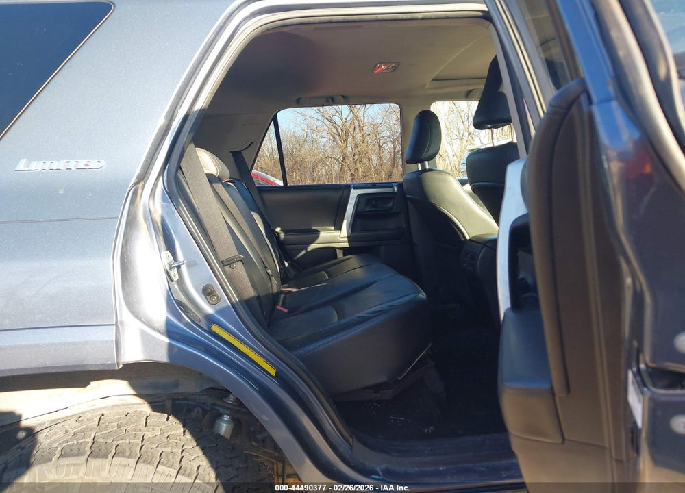 2012 TOYOTA 4RUNNER LIMITED VIN: JTEBU5JRXC5080255