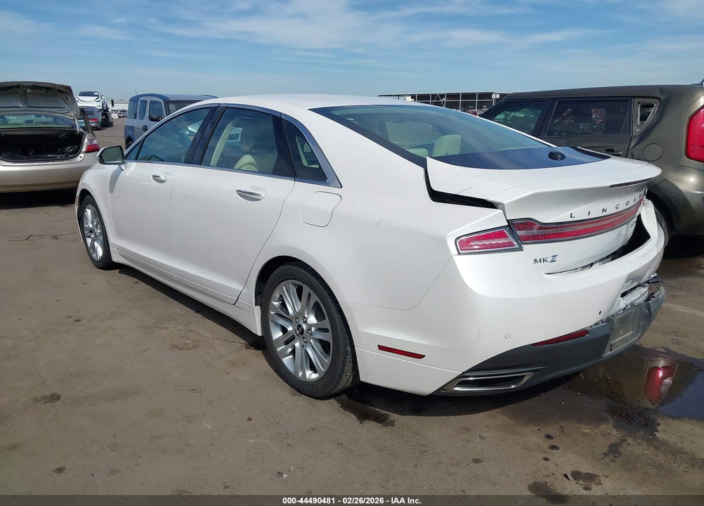 2013 LINCOLN MKZ VIN: 3LN6L2G96DR815788