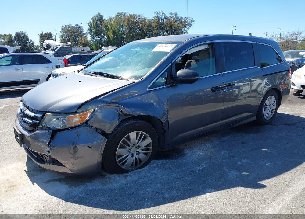 2016 HONDA ODYSSEY LX VIN: 5FNRL5H24GB129551