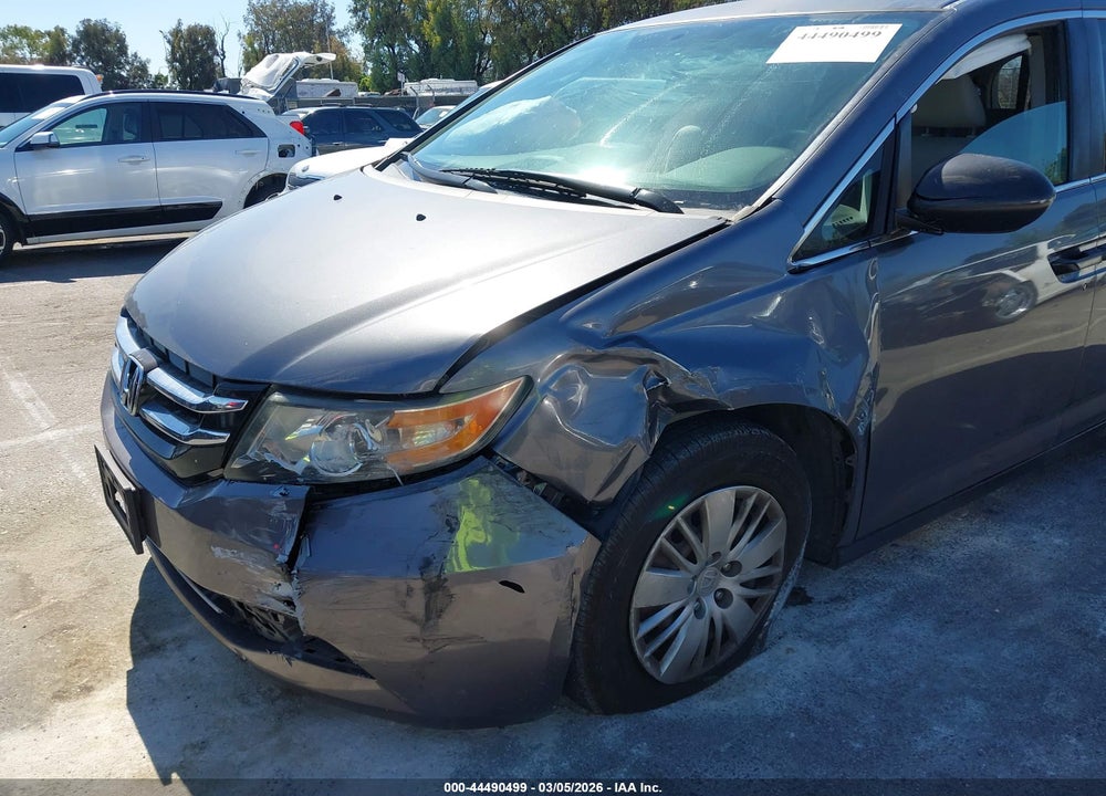2016 HONDA ODYSSEY LX VIN: 5FNRL5H24GB129551