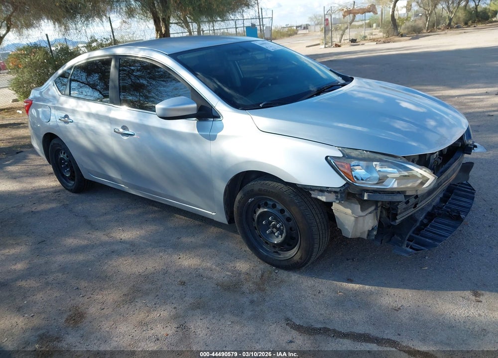 2017 NISSAN SENTRA SV VIN: 3N1AB7AP5HL686783