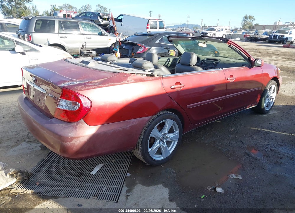 2003 TOYOTA CAMRY LE VIN: 4T1BE32K03U202761