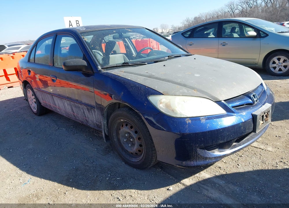 2004 HONDA CIVIC LX VIN: 2HGES16634H635427