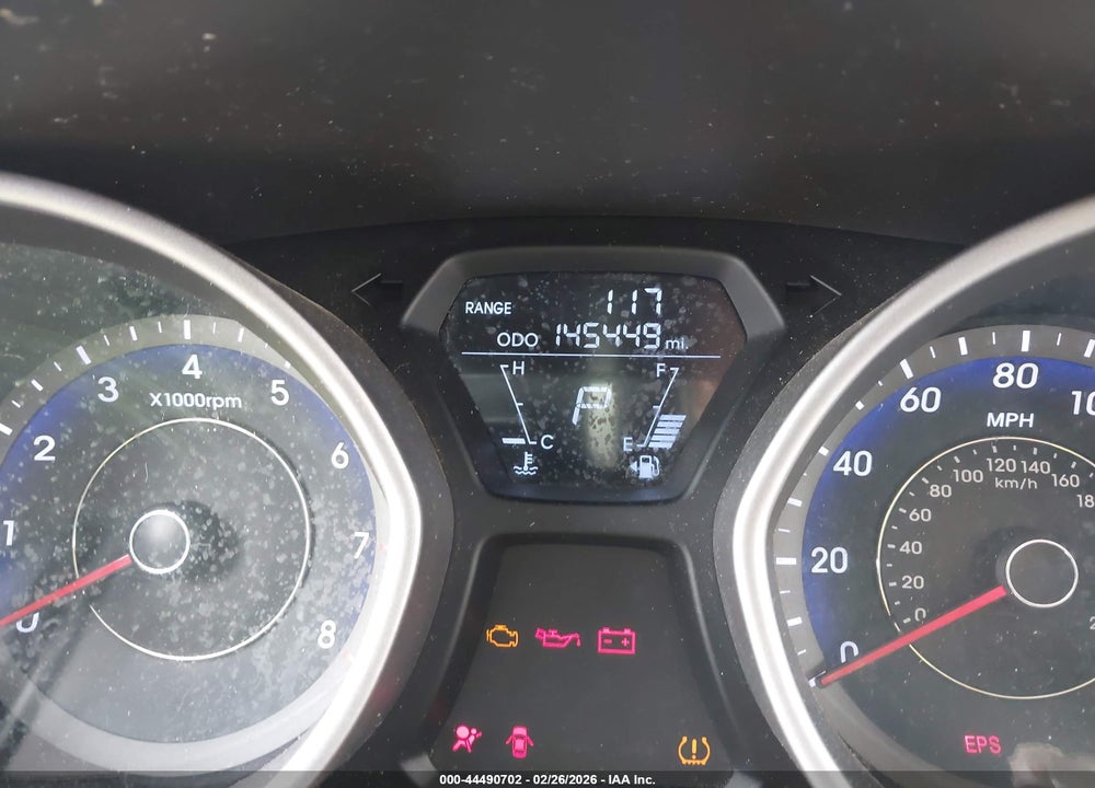 2012 HYUNDAI ELANTRA GLS (ULSAN PLANT) VIN: KMHDH4AE4CU315422