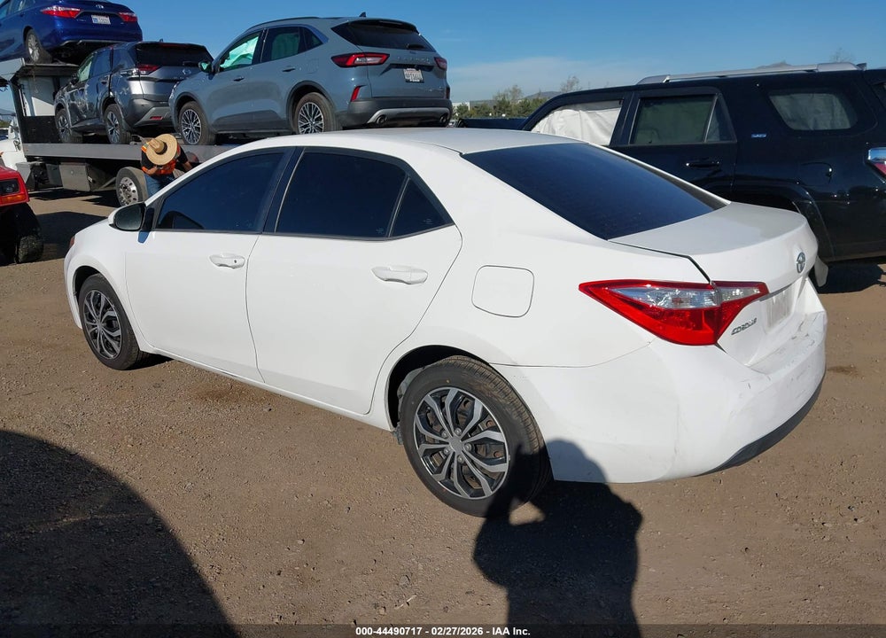 2016 TOYOTA COROLLA LE VIN: 5YFBURHE1GP399082
