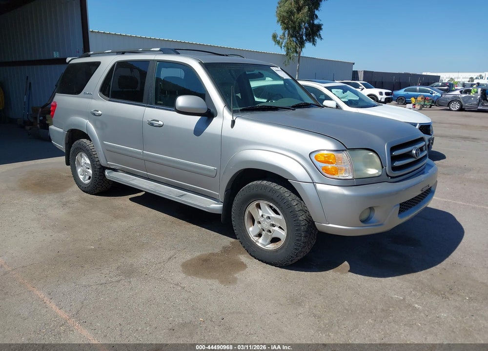 2002 TOYOTA SEQUOIA LIMITED V8 VIN: 5TDBT48A62S118865