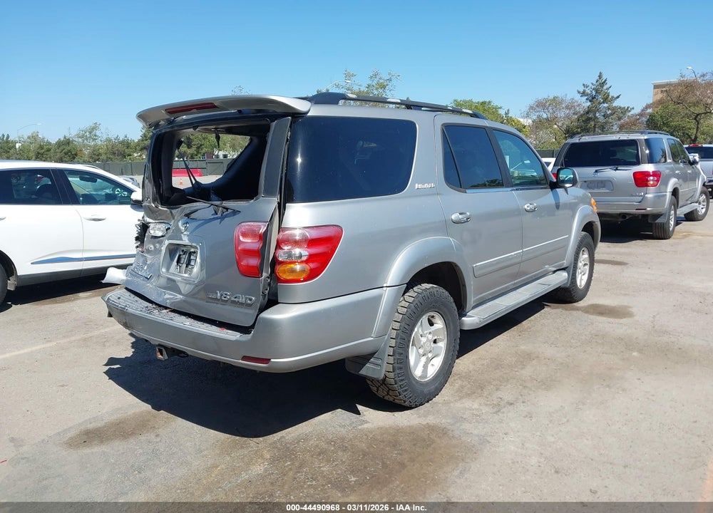 2002 TOYOTA SEQUOIA LIMITED V8 VIN: 5TDBT48A62S118865