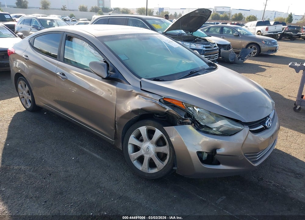 2012 HYUNDAI ELANTRA LIMITED VIN: 5NPDH4AE6CH083470