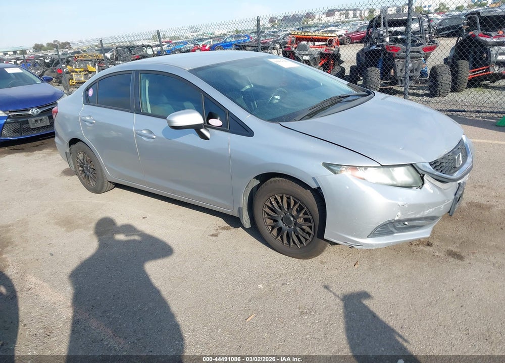 2014 HONDA CIVIC LX VIN: 19XFB2F52EE225859