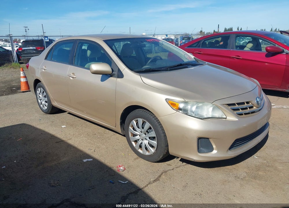 2013 TOYOTA COROLLA LE VIN: 5YFBU4EEXDP219522