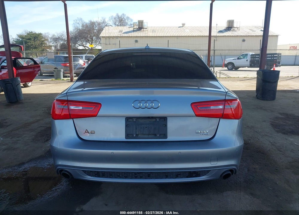 2015 AUDI A6 3.0T PREMIUM PLUS VIN: WAUFGAFCXFN018639