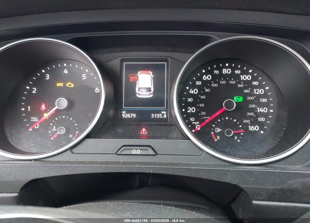 2019 VOLKSWAGEN TIGUAN 2.0T S VIN: 3VV0B7AX0KM162131