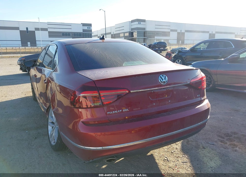 2018 VOLKSWAGEN PASSAT 2.0T SEL PREMIUM VIN: 1VWCA7A36JC025493